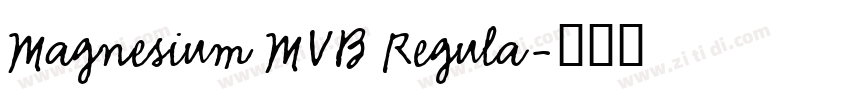 Magnesium MVB Regula字体转换